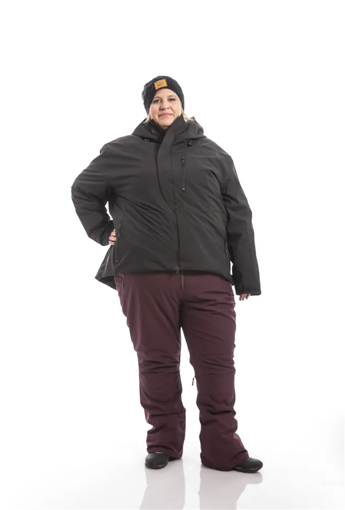 3 - in- 1 Plus Size Swiss System Jacket | Black