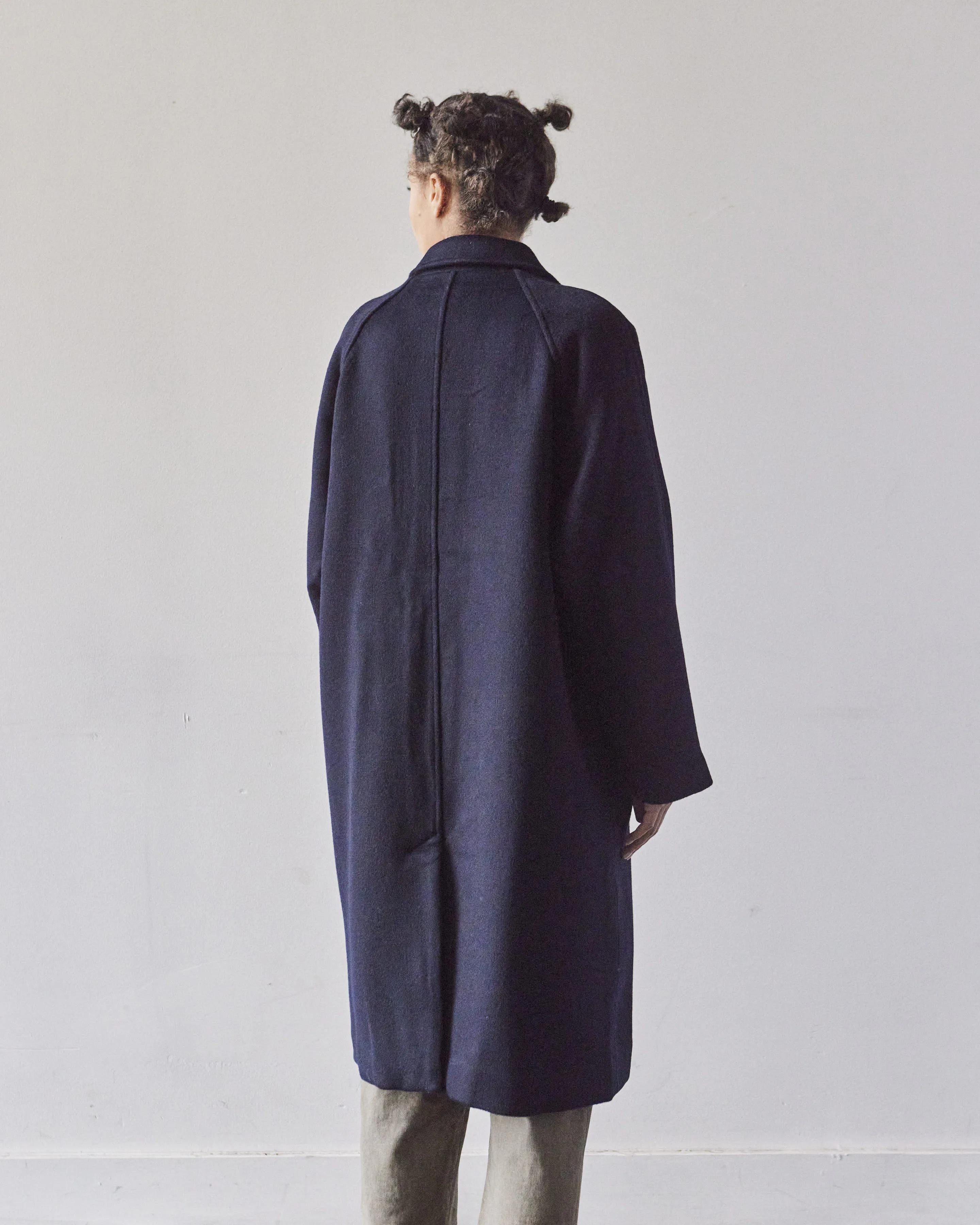 7115 Winter Wool Duster, Navy