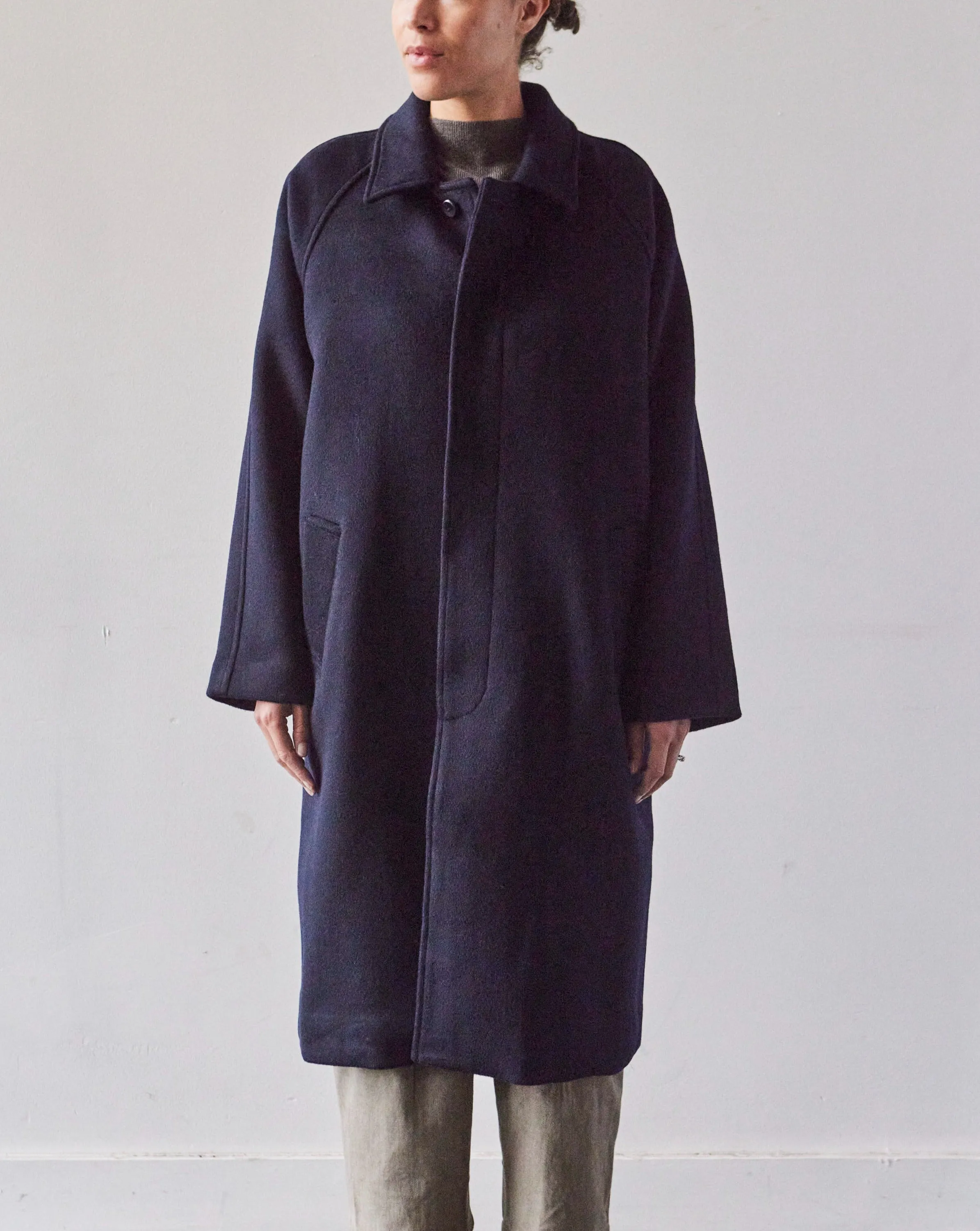 7115 Winter Wool Duster, Navy