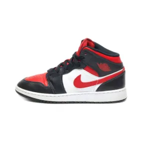 Air Jordan Jordan 1 High-Top Sneakers Pu Leather Black Colour For Women