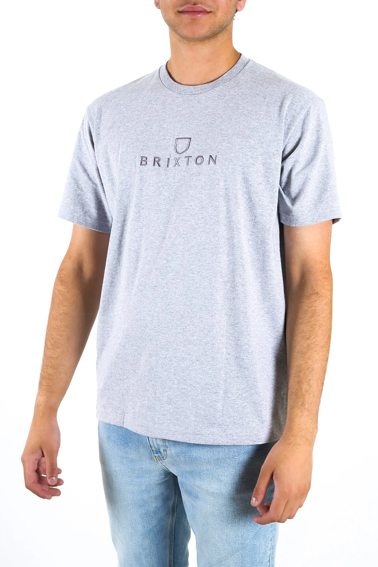 Alpha Thread Short Sleeve Tee Heather Grey