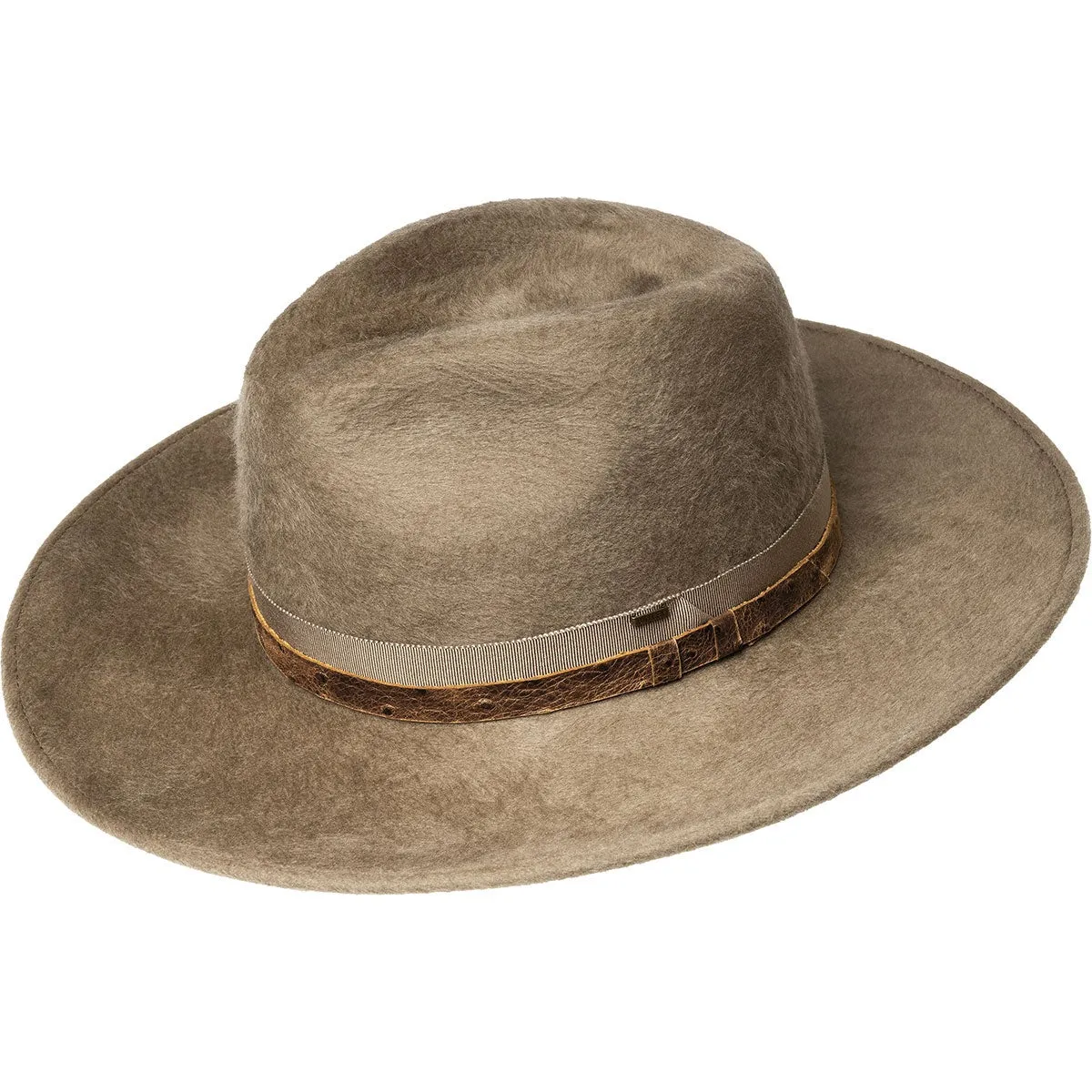 Bailey Croft Beaver Finish Wool Wide Brim Fedora