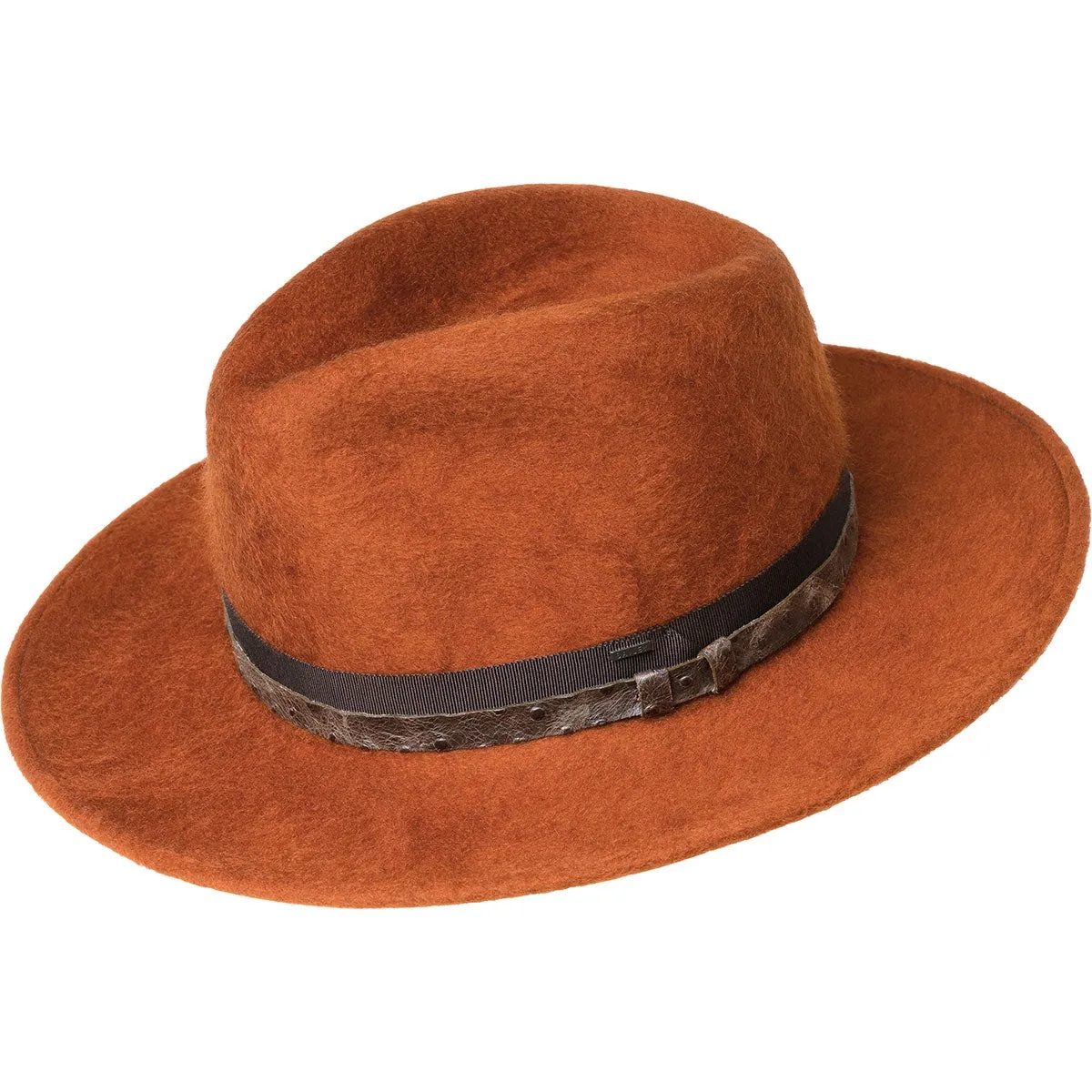 Bailey Croft Beaver Finish Wool Wide Brim Fedora