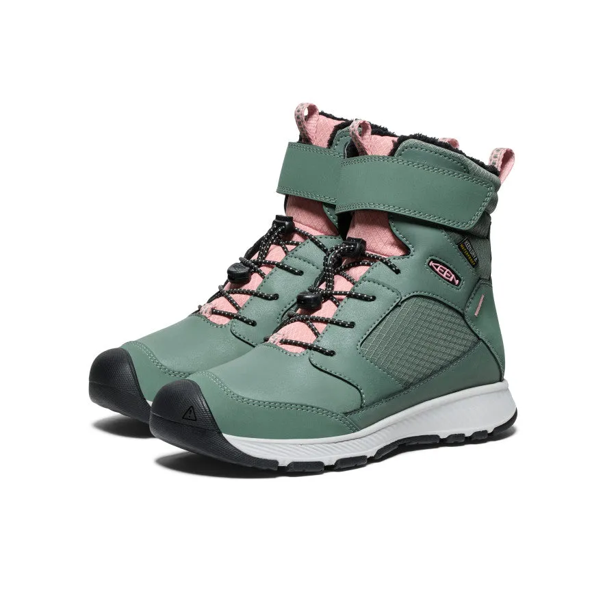 Big Kids' Skua Waterproof Winter Boot  |  Dark Forest/Rose Elegance