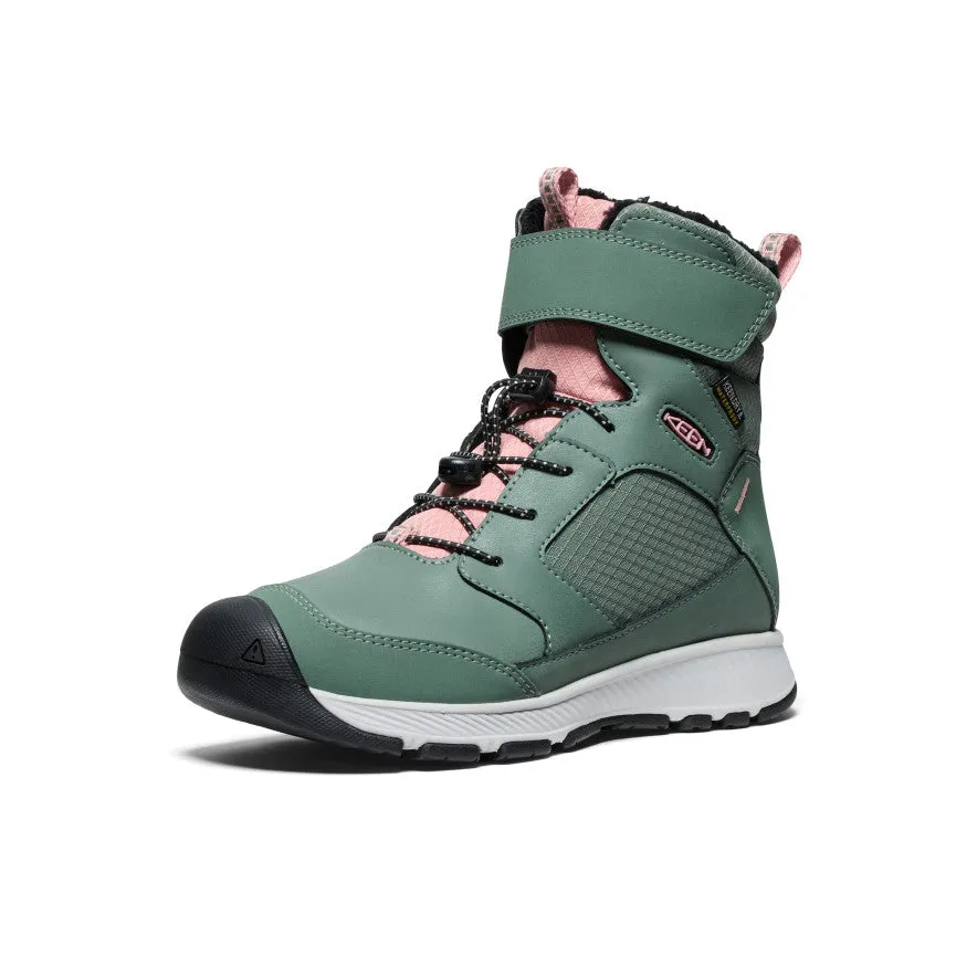 Big Kids' Skua Waterproof Winter Boot  |  Dark Forest/Rose Elegance