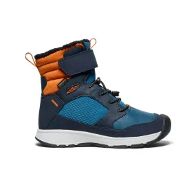 Big Kids' Skua Waterproof Winter Boot  |  Sky Captain/Gold Flame