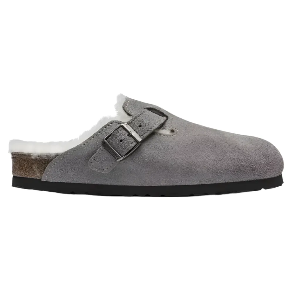 Birkenstock Unisex Shearling Leather Stone Coin