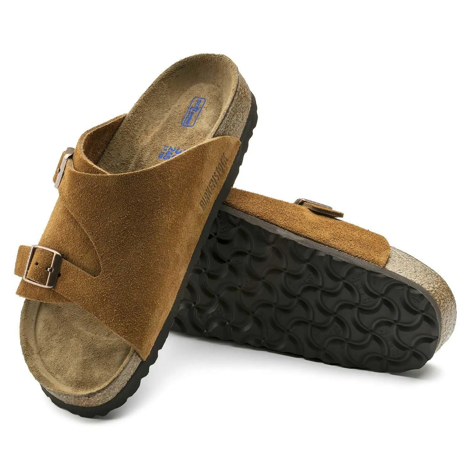 Birkenstock Zurich Suede Sandals Mink