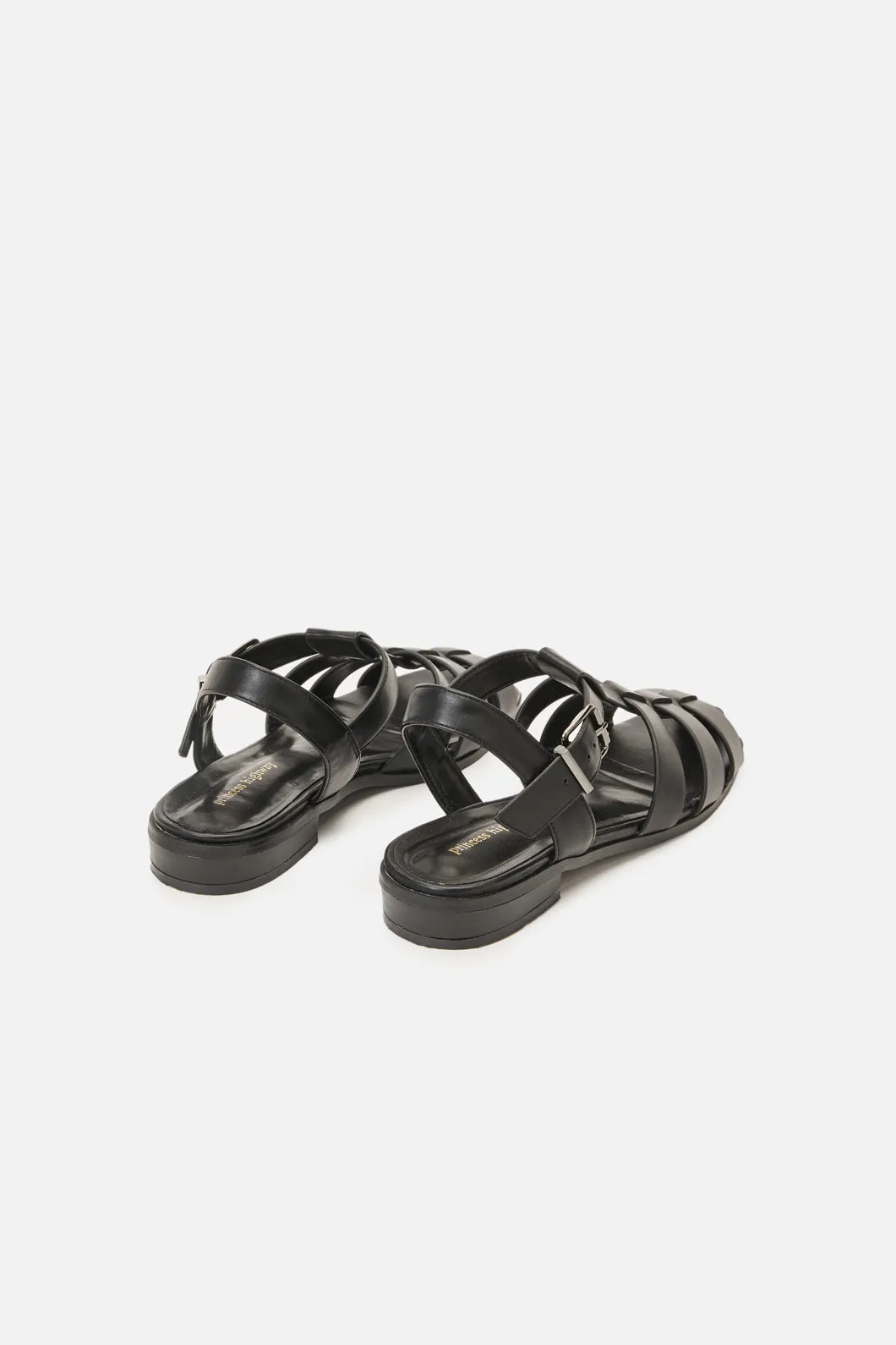 Black Closed Toe Sandals