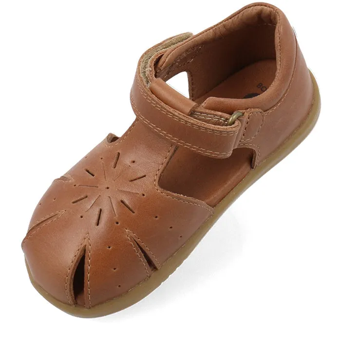 Bobux Iwalk IW Compass Kids Tan Leather Sandal 641202