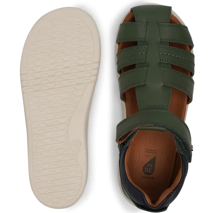 Bobux Kid  Plus Roam Forest Navy Closed Toe Sandal