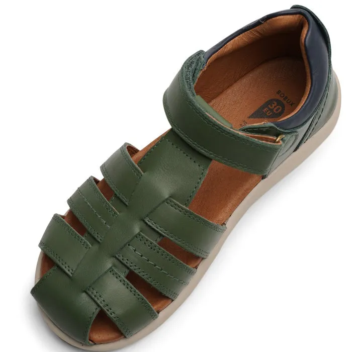 Bobux Kid  Plus Roam Forest Navy Closed Toe Sandal