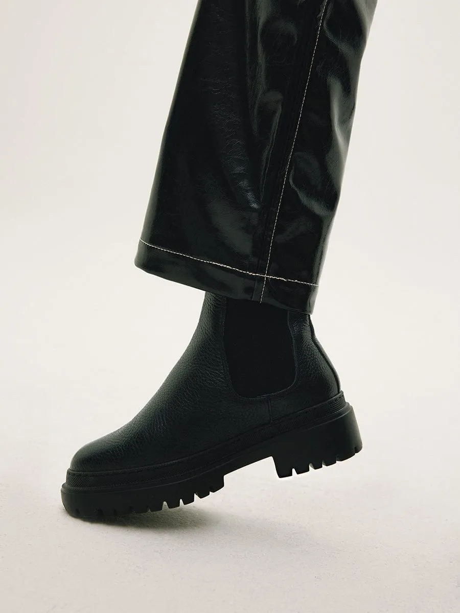 Cortina Black Lined Boot