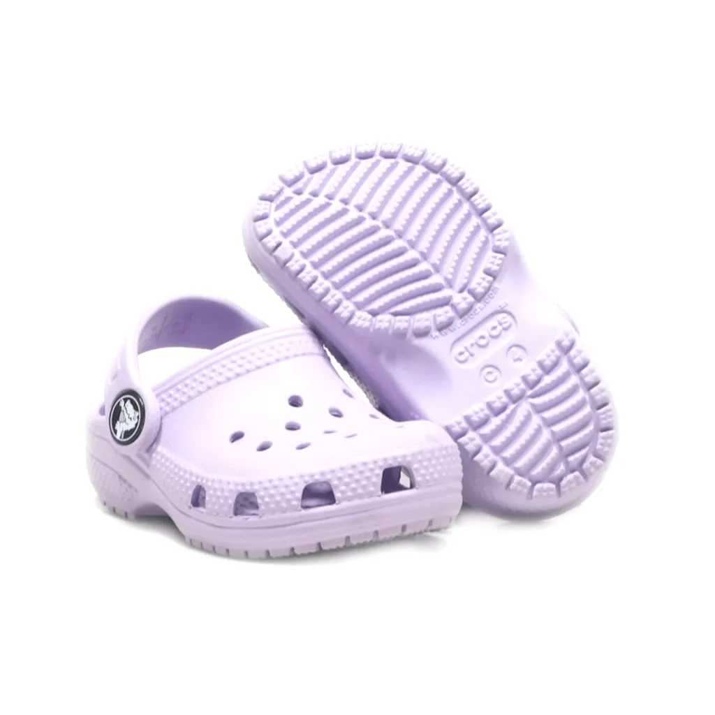 Crocs Classic Clogs Rubber Purple Colour For Kids