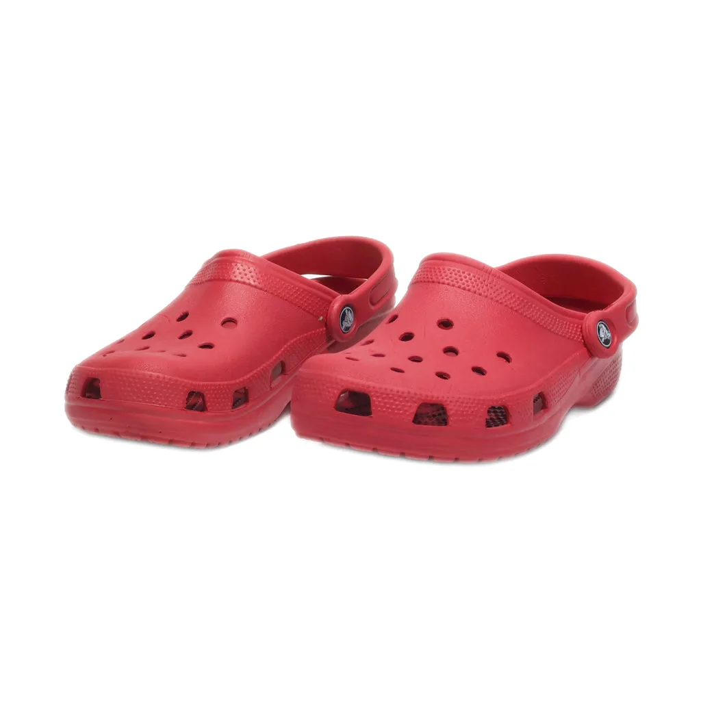 Crocs Classic Clogs Rubber Red Colour For Women