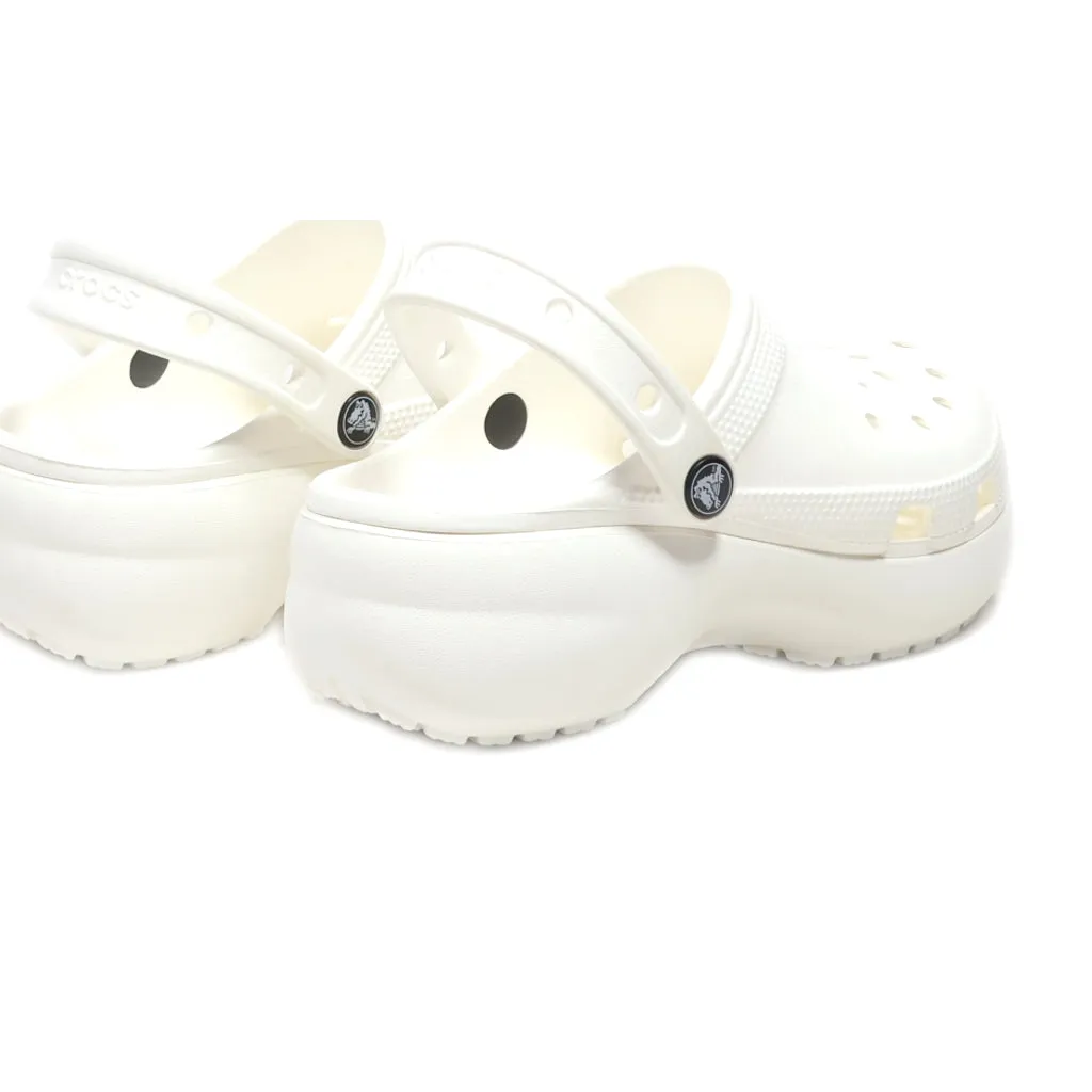 Crocs Classic Clogs Rubber White Colour For Women