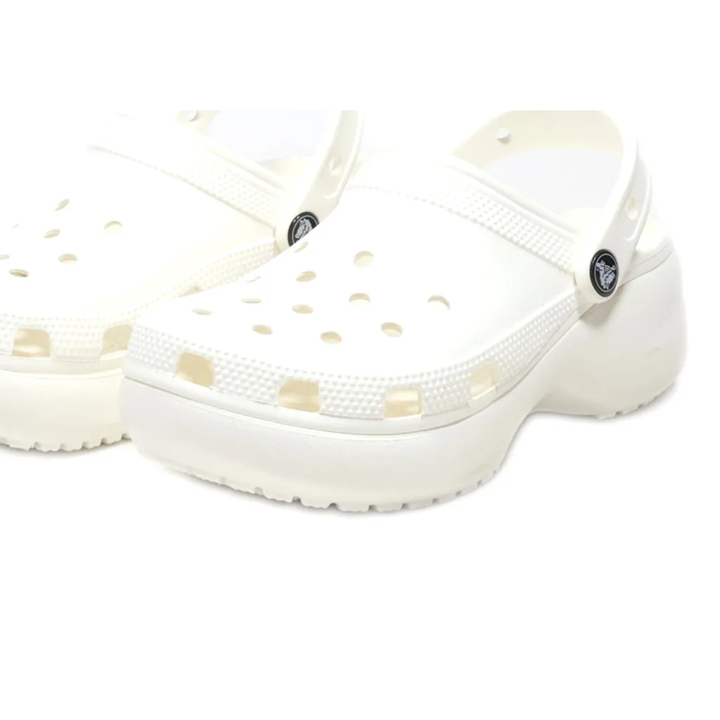 Crocs Classic Clogs Rubber White Colour For Women