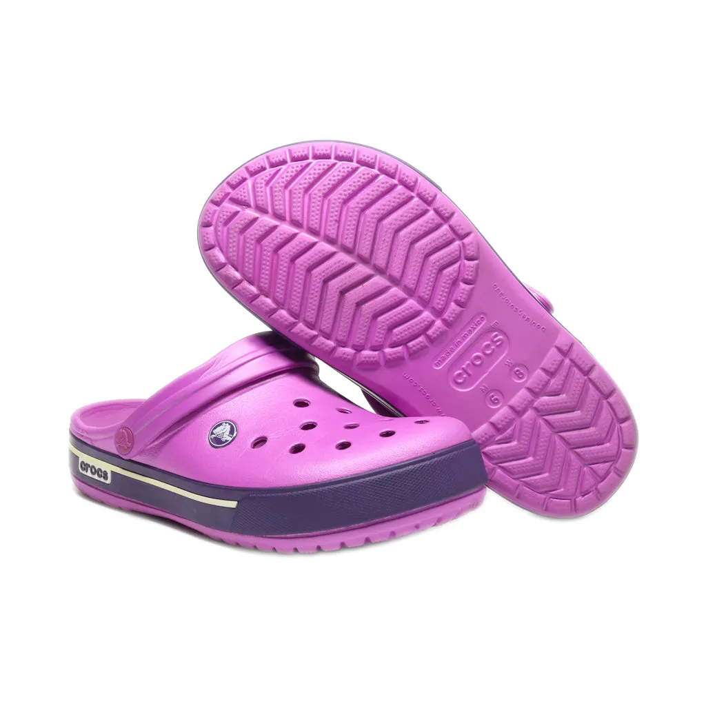 Crocs Clogs Rubber Purple Colour For Women