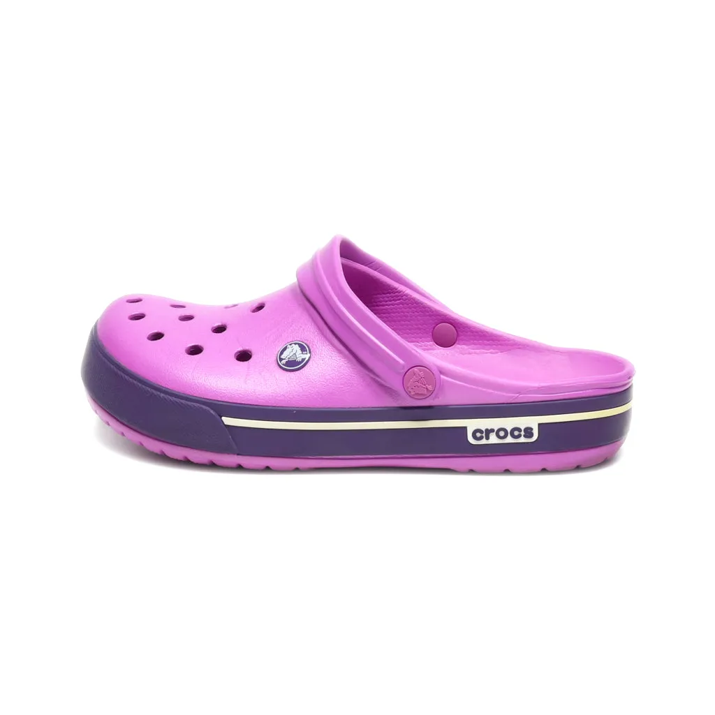 Crocs Clogs Rubber Purple Colour For Women