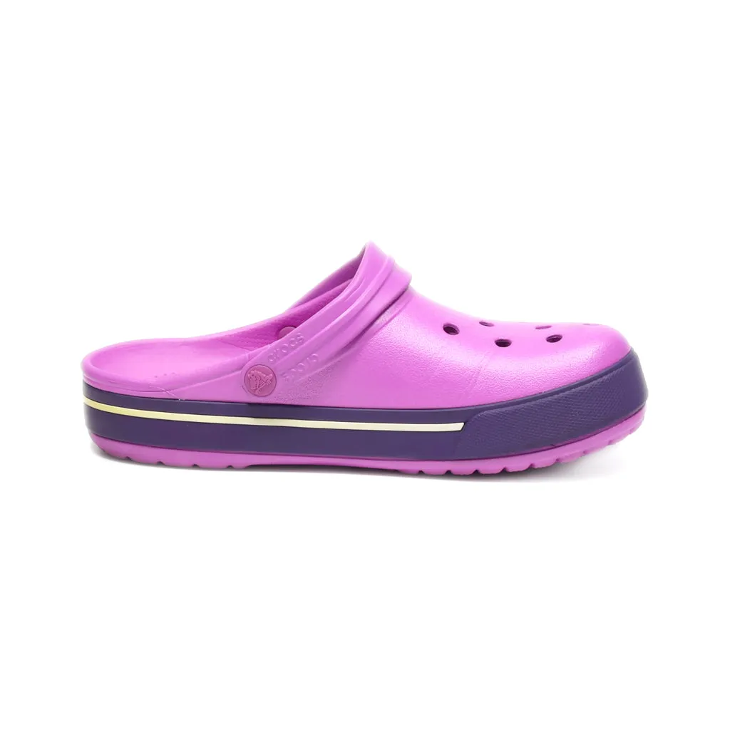 Crocs Clogs Rubber Purple Colour For Women