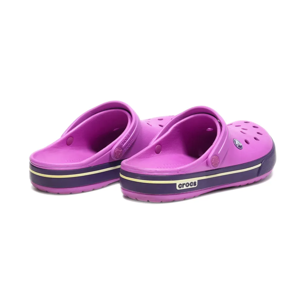 Crocs Clogs Rubber Purple Colour For Women