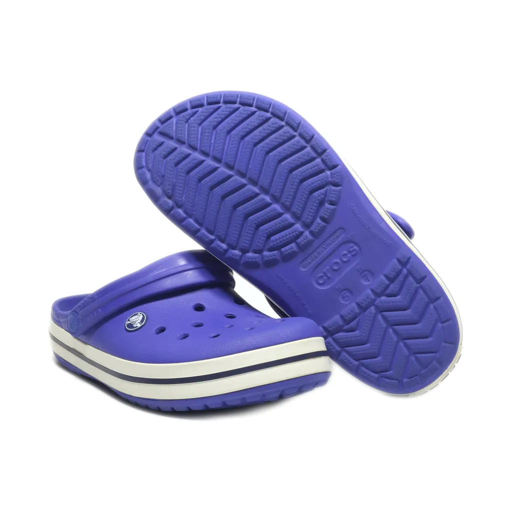 Crocs Crocband Clogs Rubber Blue Colour For Women