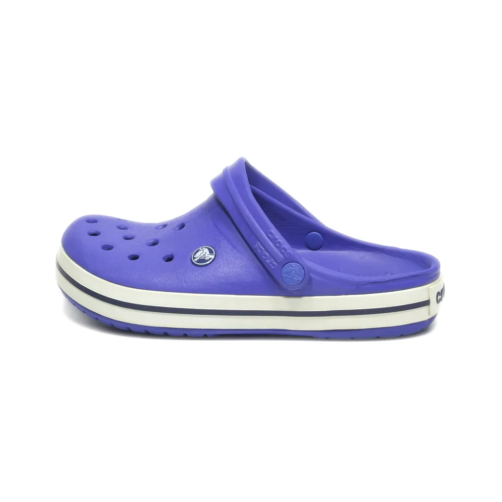 Crocs Crocband Clogs Rubber Blue Colour For Women