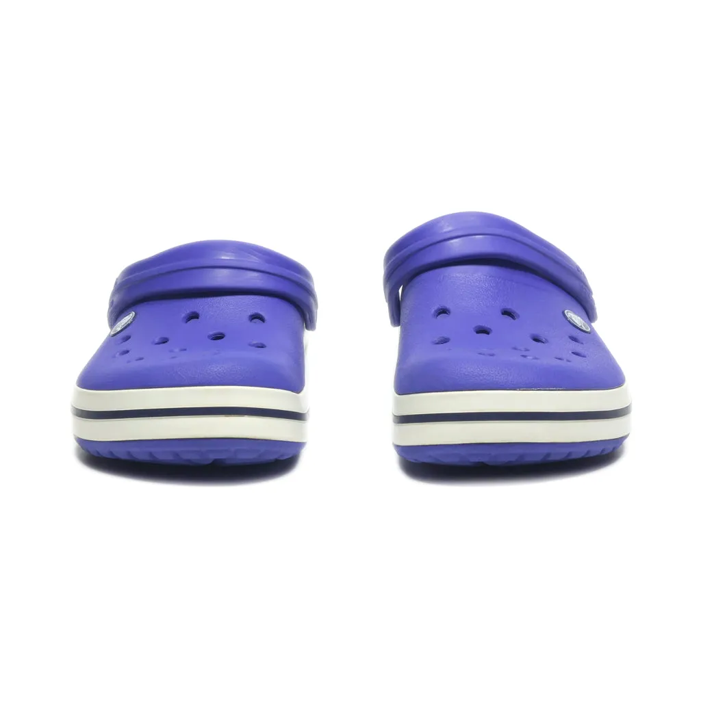 Crocs Crocband Clogs Rubber Blue Colour For Women