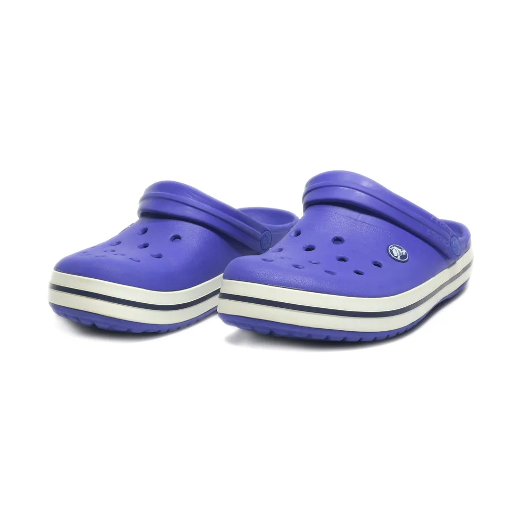 Crocs Crocband Clogs Rubber Blue Colour For Women