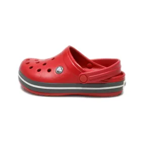 Crocs Crocband Clogs Rubber Red Colour For Kids