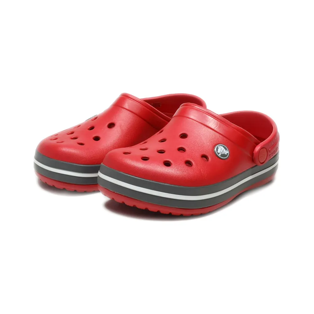 Crocs Crocband Clogs Rubber Red Colour For Kids