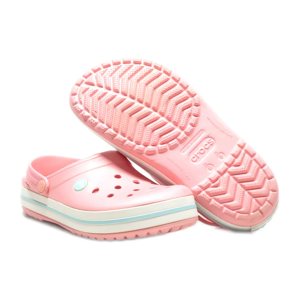 Crocs Crocband Ii Clogs Rubber Pink Colour For Women