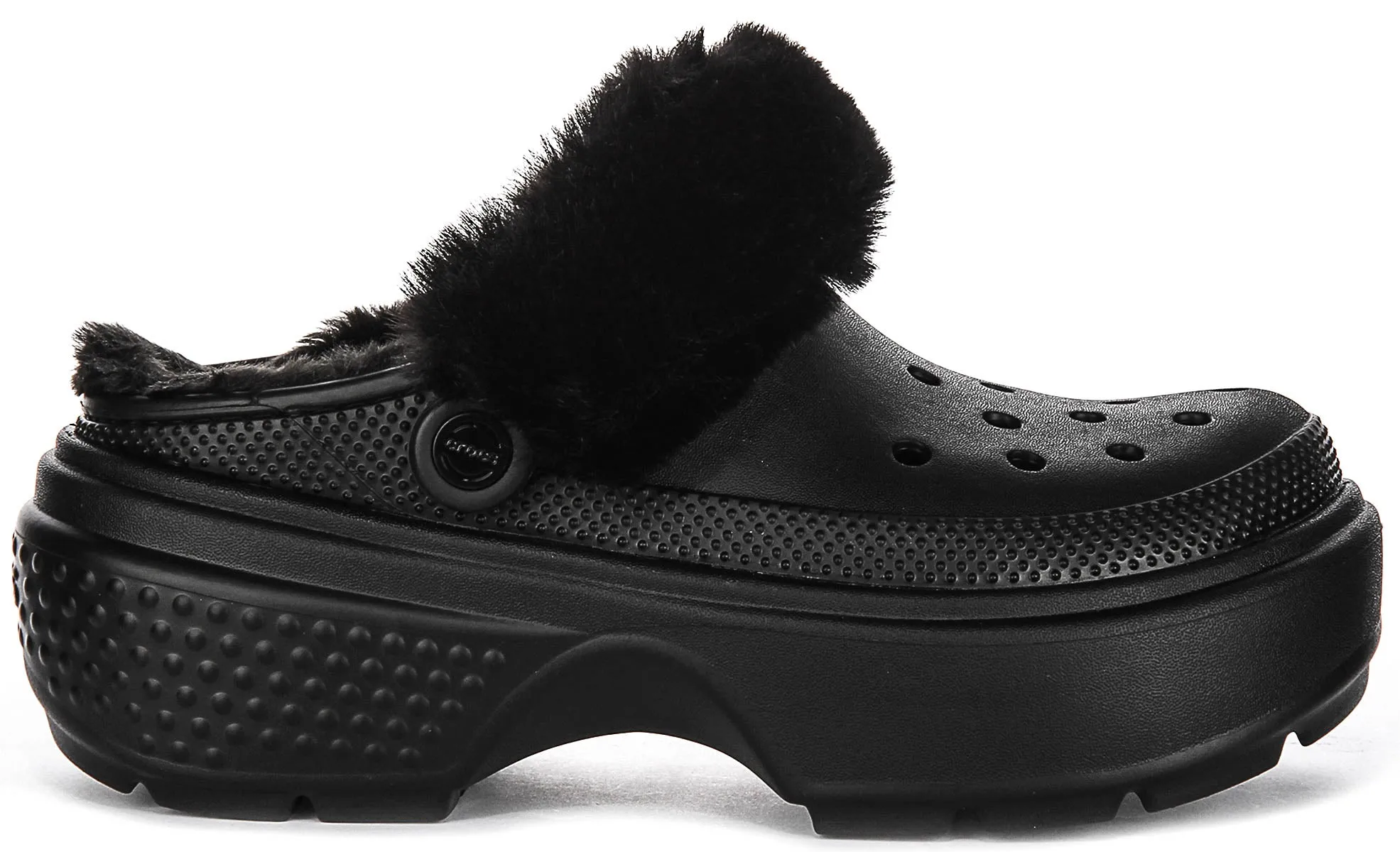 Crocs Stomp Lined Clog In Black