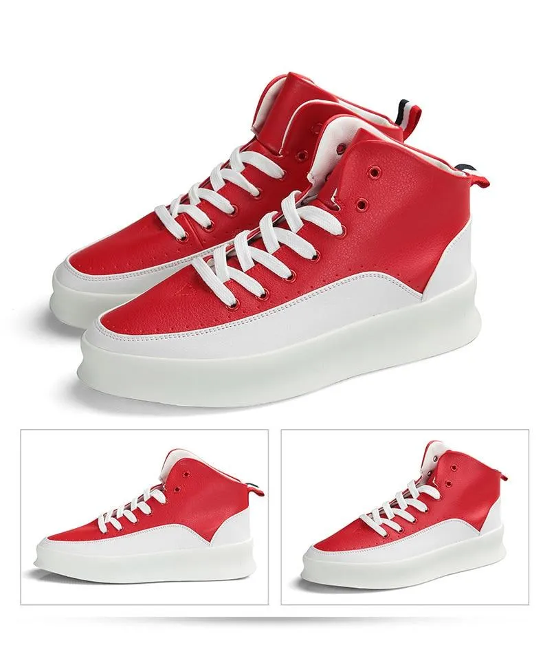 Di Lusso SMTHWLKR High Top Leather Sneakers