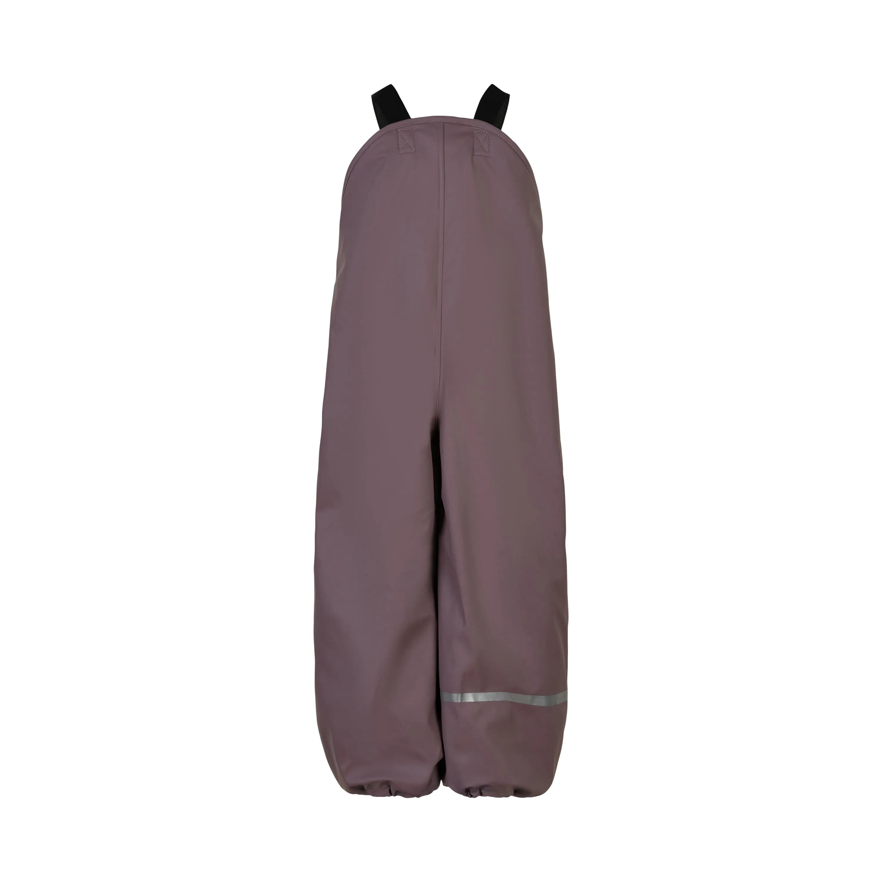 Eco Bibbed Rain Pant, Fleece Lined: Moonscape