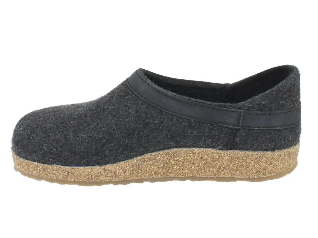 Haflinger Clogs Grizzly Buffalo Graphite