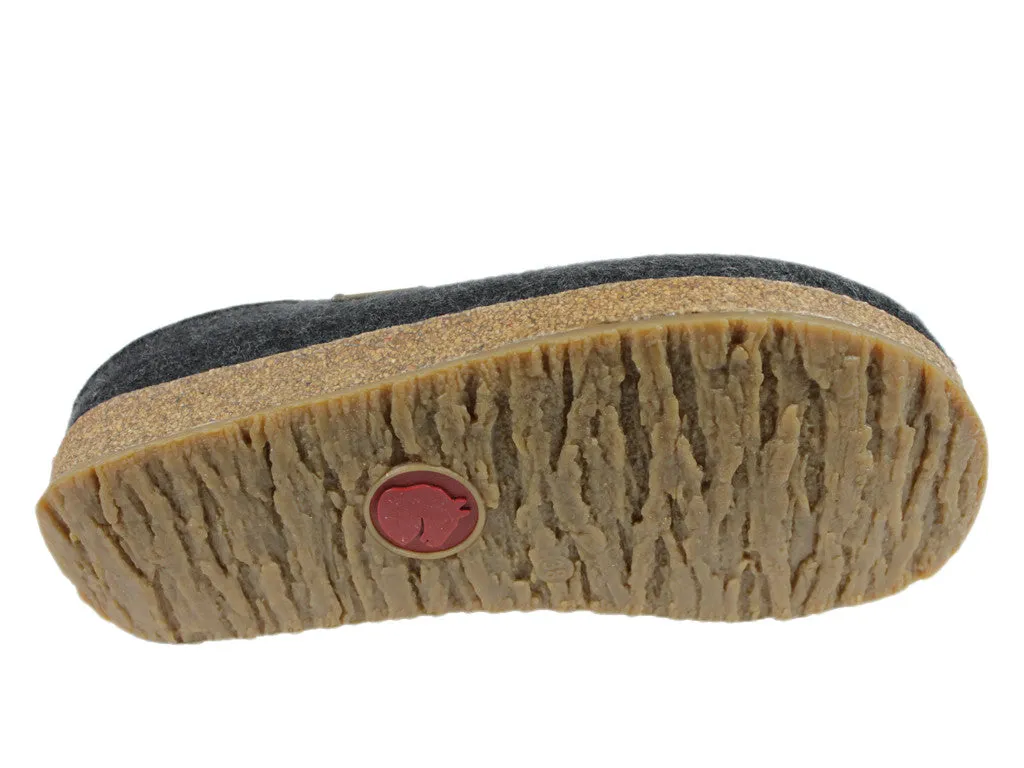 Haflinger Clogs Grizzly Kris Graphite