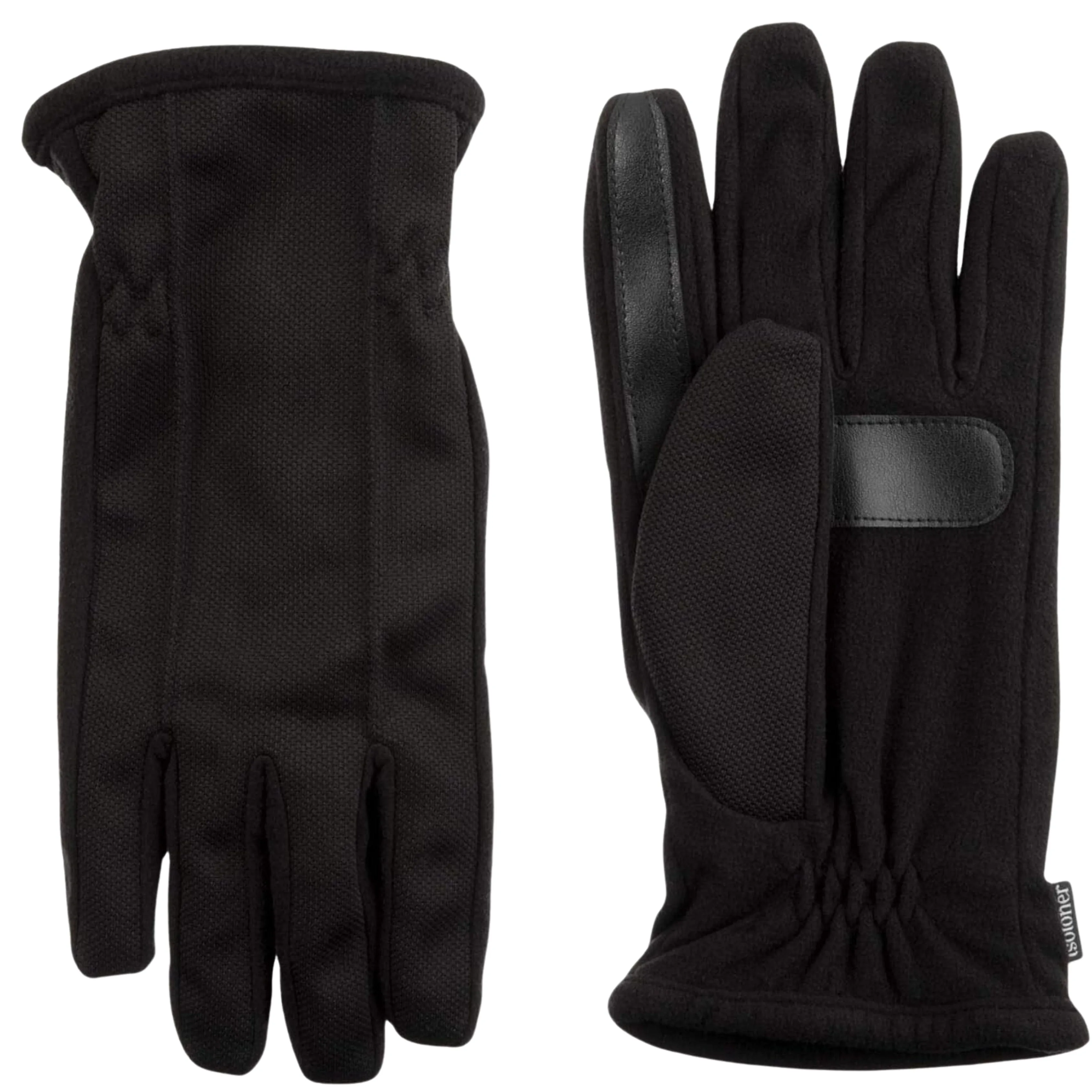 ISOTONER- Men Fleece Lined Smart Driving Gloves