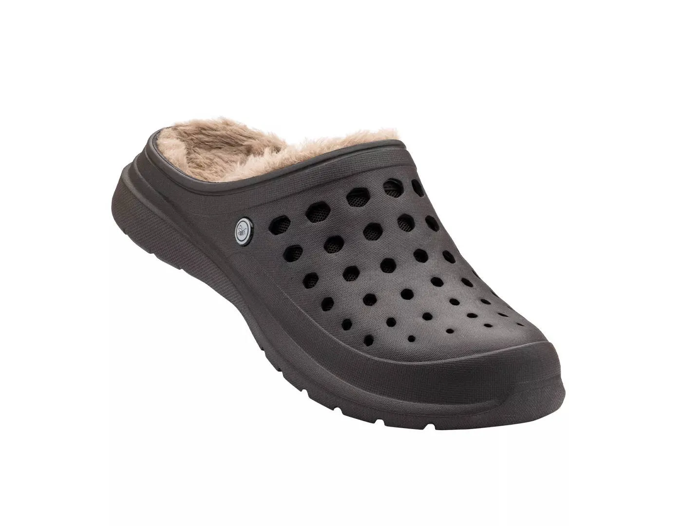 Joybees Mens Cozy Lined Clog Coffee Light Brown