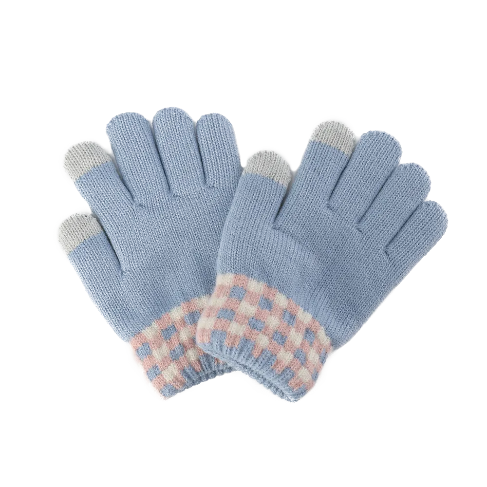 Junior Girl Knitted Gloves