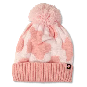 Kids Pink and White Spotted Toque