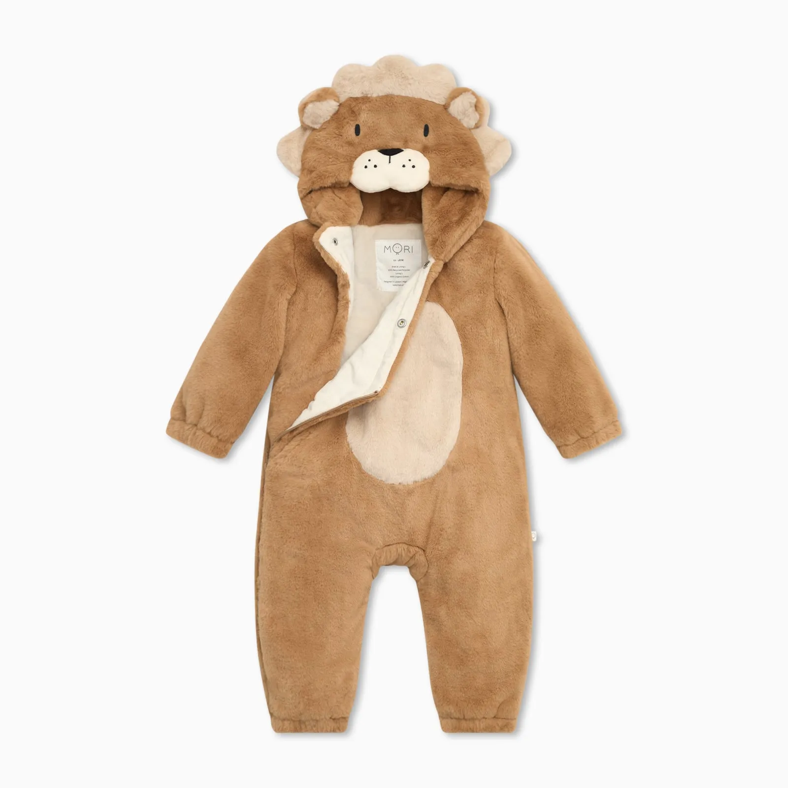 Lion Faux Fur Pramsuit