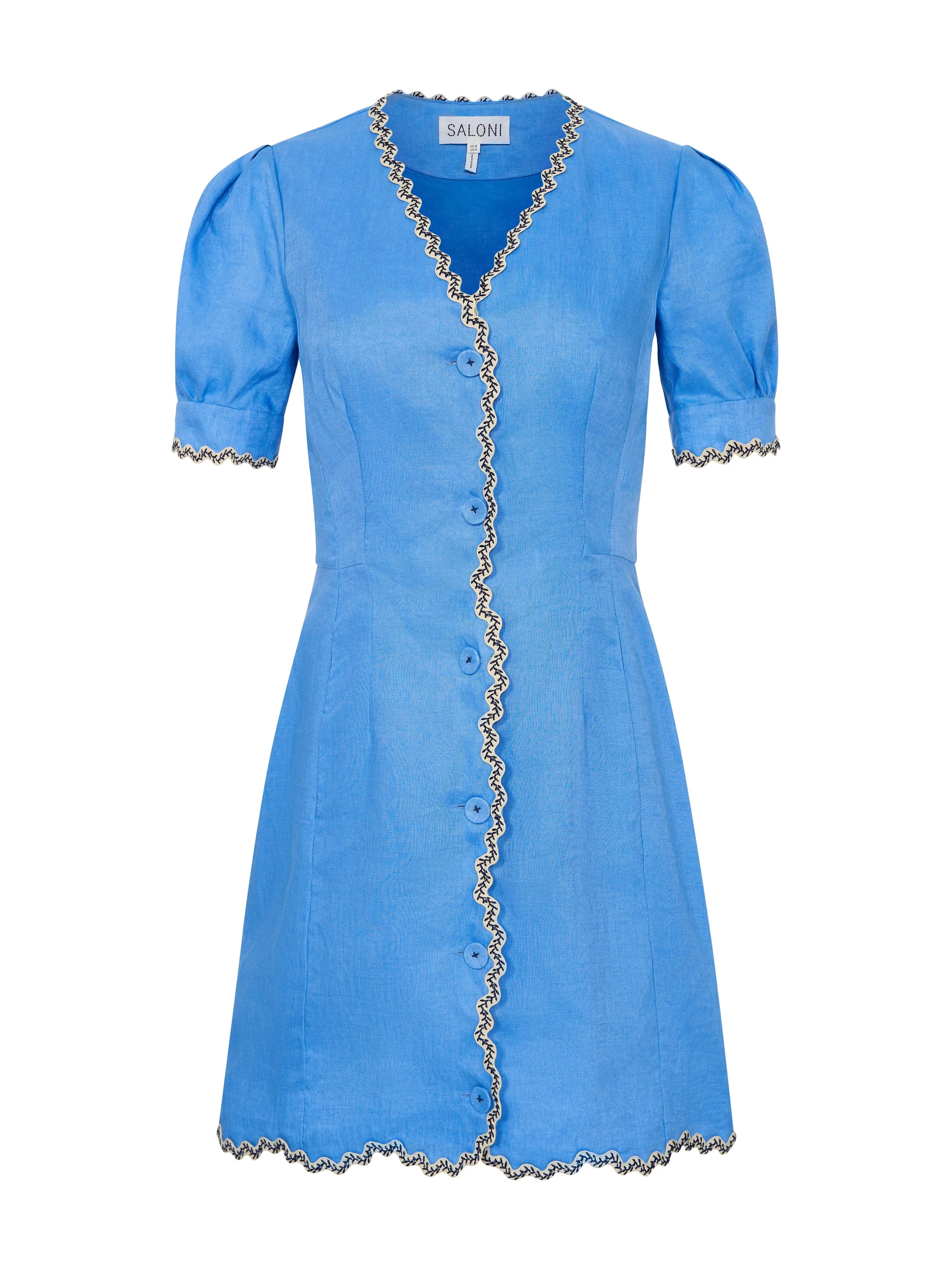 Marlee Dress in Peri Blue