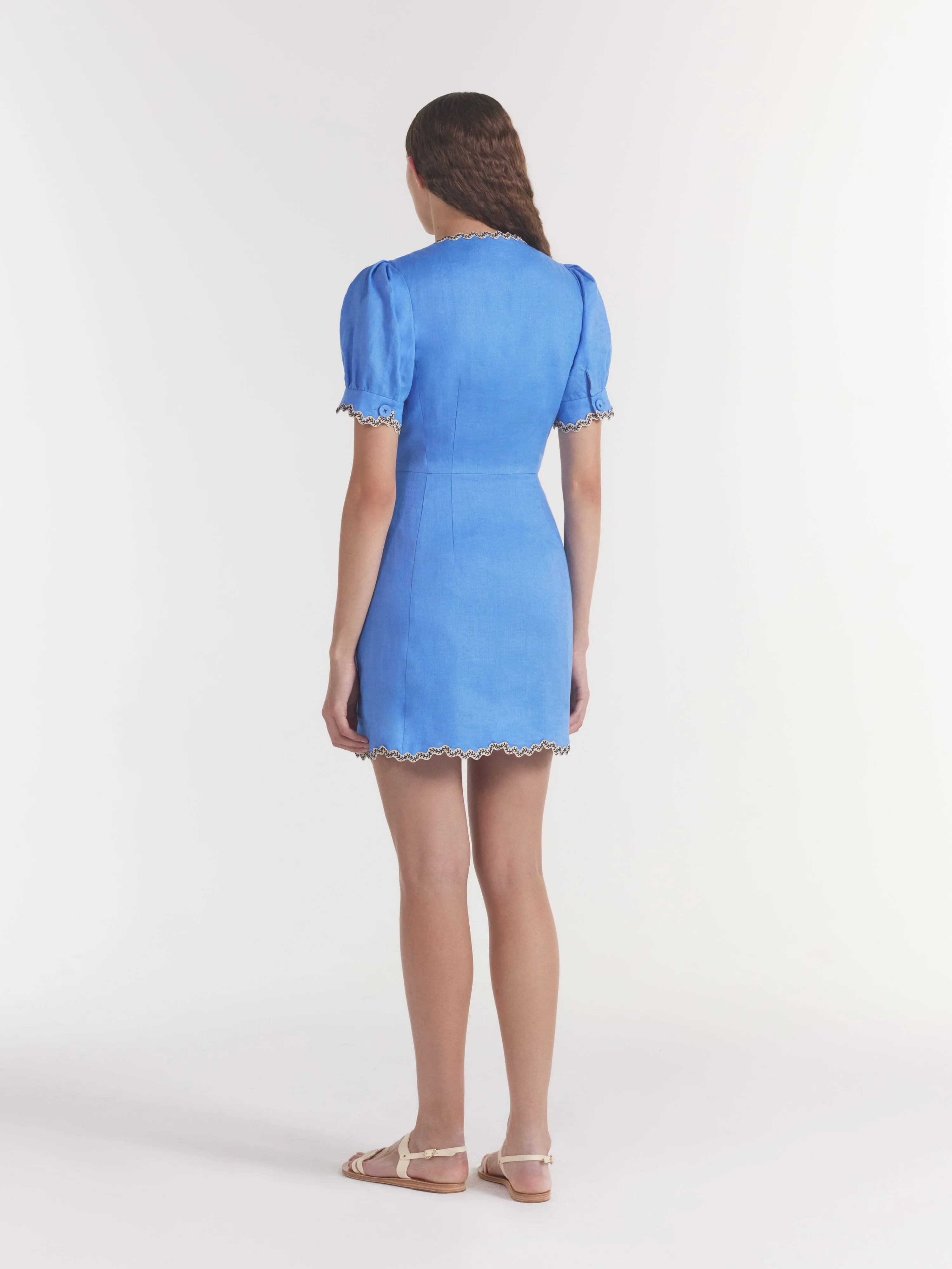 Marlee Dress in Peri Blue