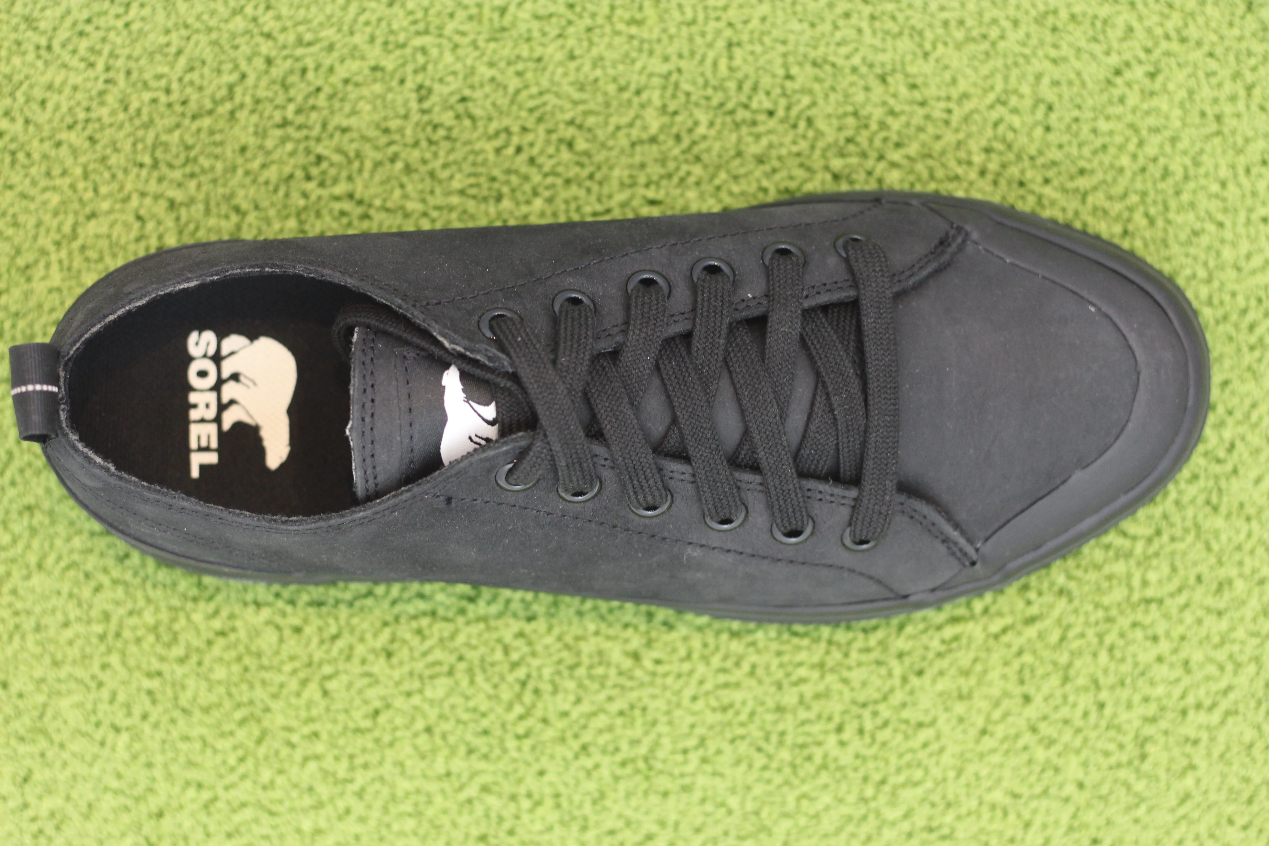 Mens Metro Low WP Sneaker - Black Leather