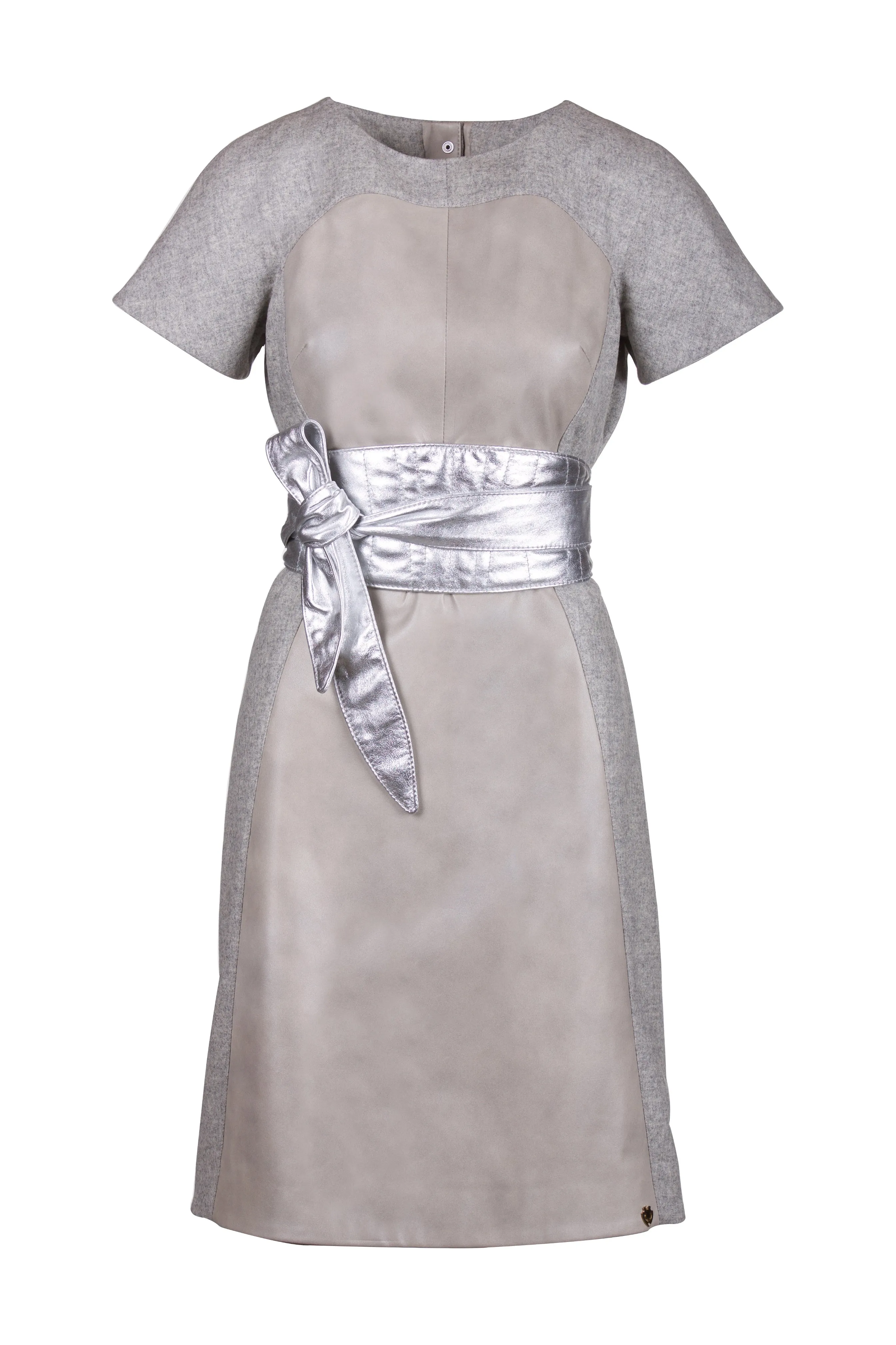 Merino Wool Reindeer Leather Dress- Limited Edition