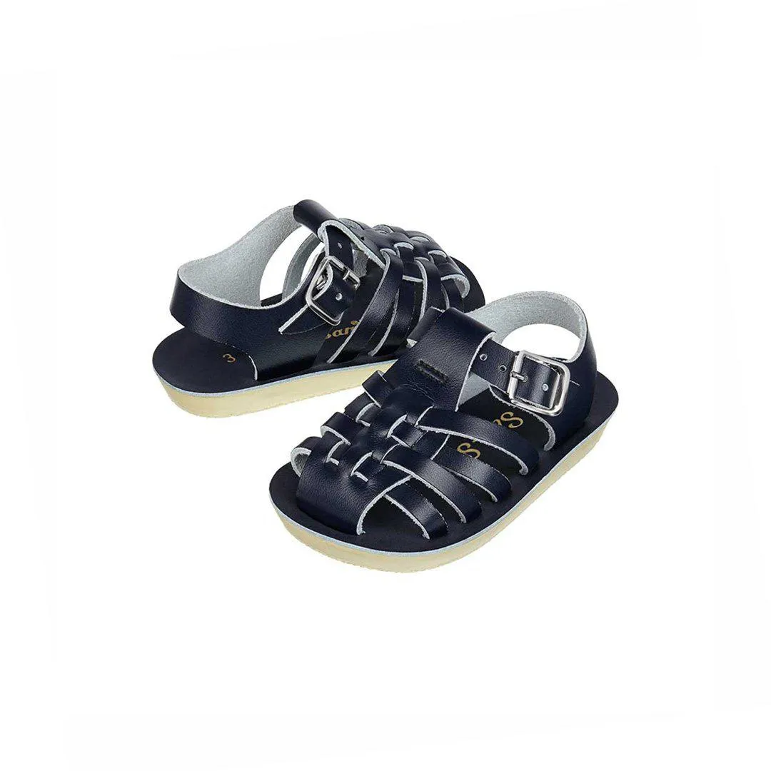 Salt-Water Sun-San Kid's Sandals - Sailor - Navy