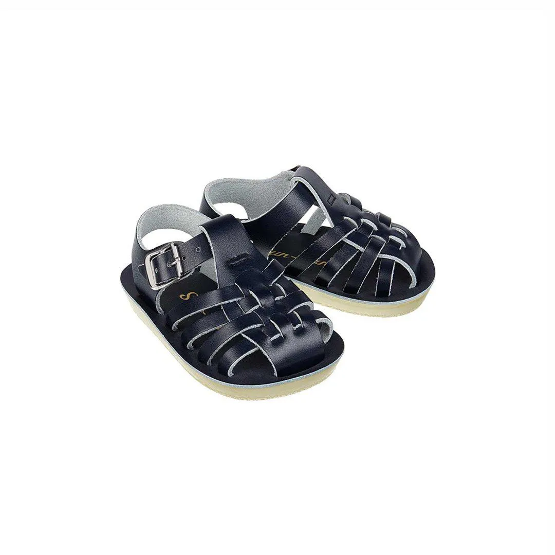 Salt-Water Sun-San Kid's Sandals - Sailor - Navy