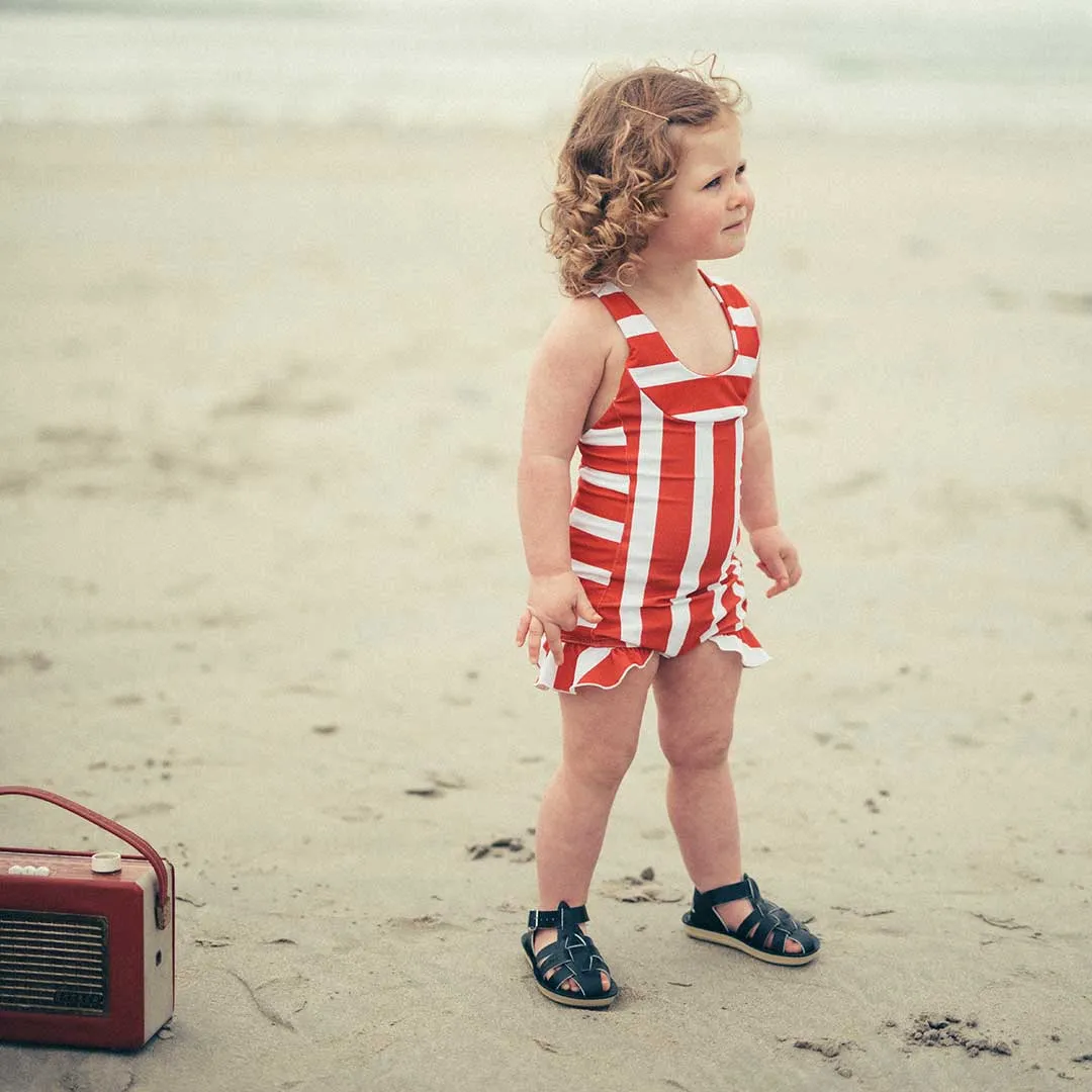 Salt-Water Sun-San Kid's Sandals - Sailor - Navy