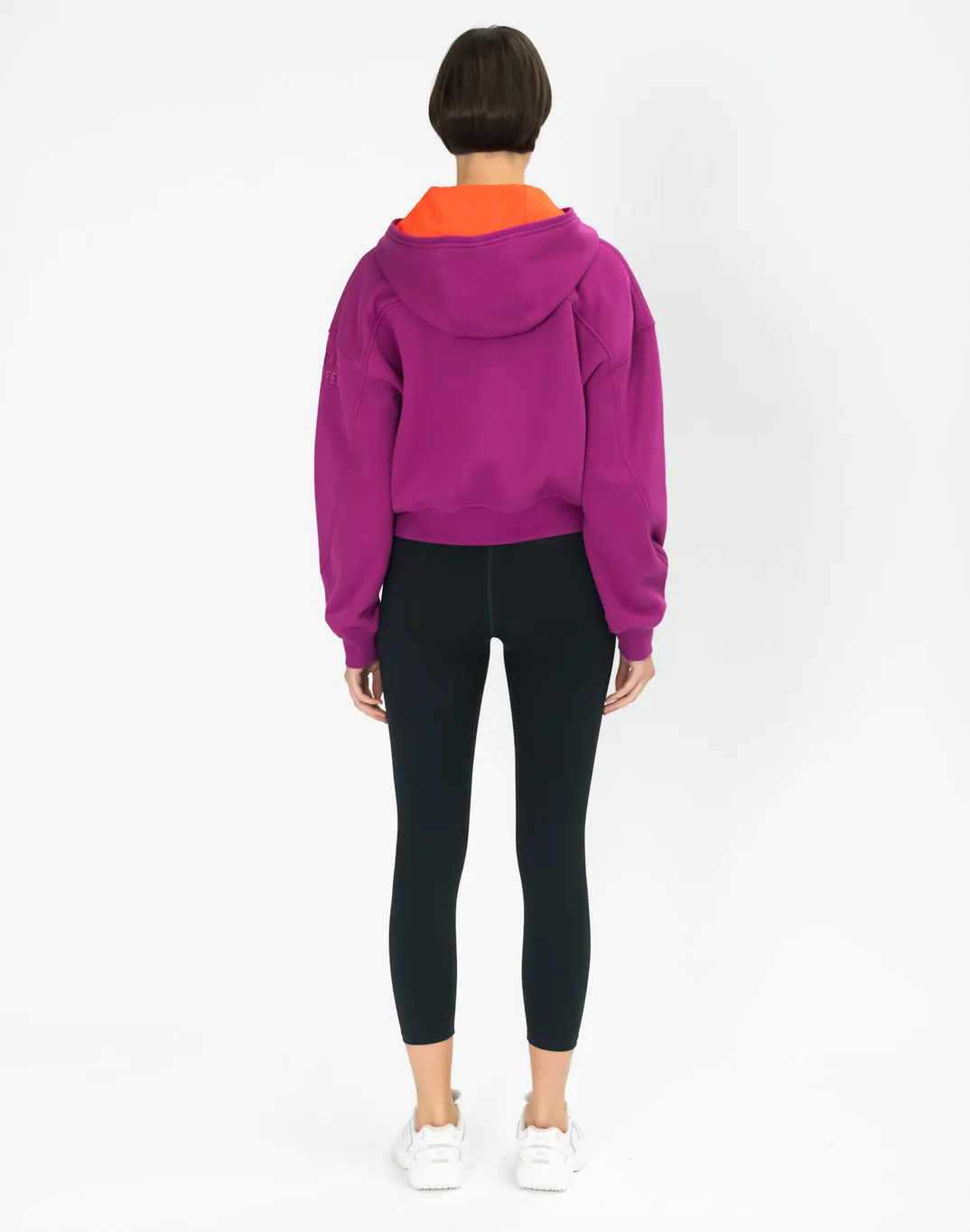 Sierra Fleece Zip Hoodie in Very Berry